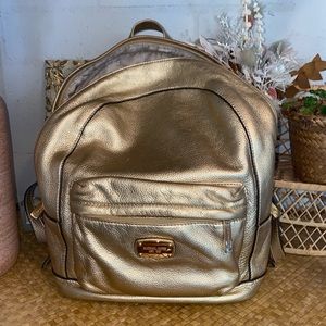 Michael Kors Gold backpack bag